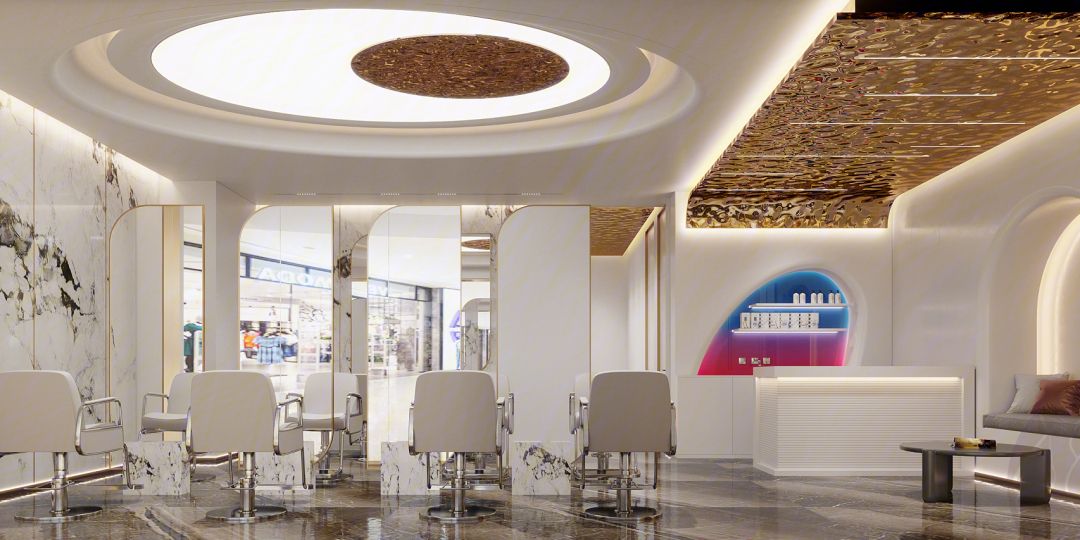 福州理發店網站建設費用(理發店建筑基礎手繪效果圖)